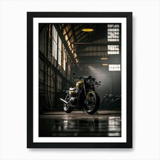 Triumph Motorcycle In A