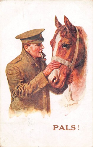 Postcard military wwi - military,