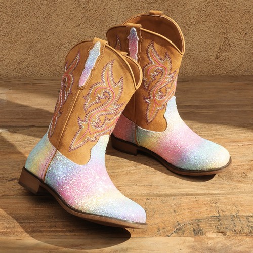 Kids pull round toe - toe, western