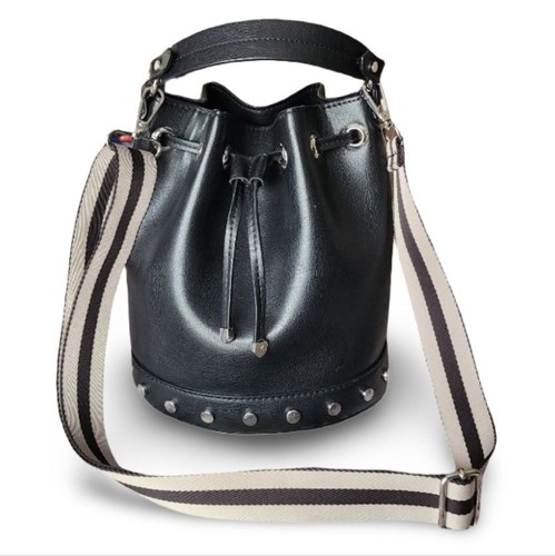 Zara black faux leather - zara,