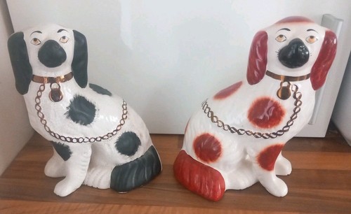 Antique pair staffordshire - antique,,