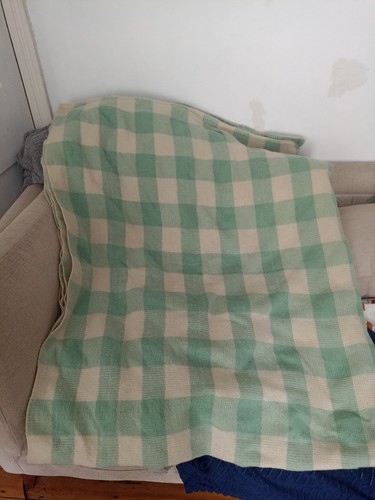 Vintage all wool green - wool,