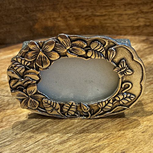 Silver scenes engraved - engraved, floral