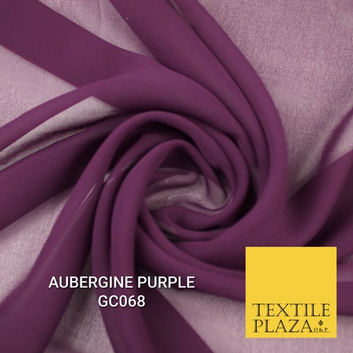 Premium plain dyed georgette - plain,