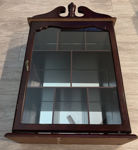 Vintage victorian wood glass - victorian,