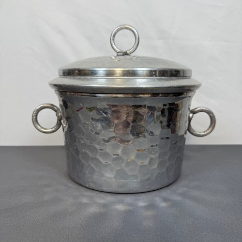 Vintage hammered metal - hammered, ice