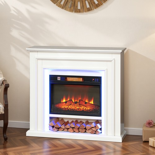 Electric fireplace with - fireplace, rgb
