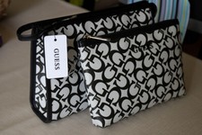 GUESS cosmetic bag Black Logo