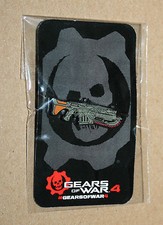 Gears of War 4 rare Xbox Collectible Lancer Pin Gamescom E3 2016
