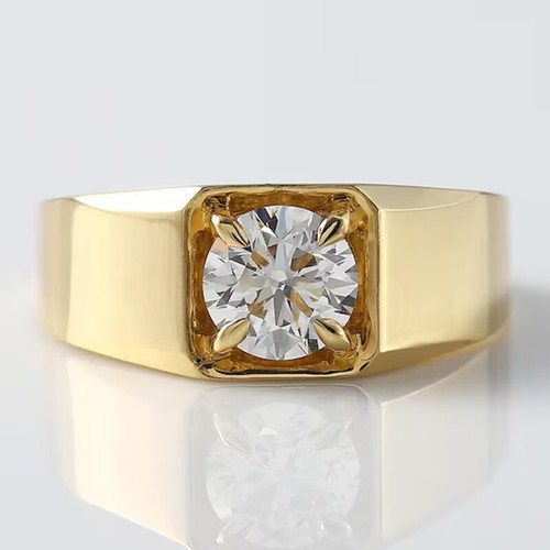 2ct round diamond men - 2ct,