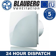 4" Quiet Bathroom Shower Extractor Fan Blauberg Moon Modern Exhaust Air Vent