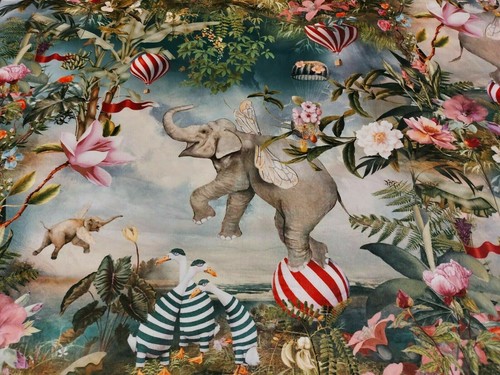 Fantasy flying elephant - "fantasy, elephant"