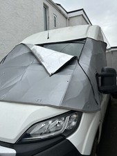 Screen Cover- motorhome Optima External Zip Turn Down Silver Thermal