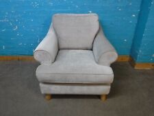 QUALITY USED GREY FABRIC VERY COMFY SINGLE ARMCHAIR - VISIT OUR WAREHOUSE