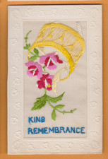 WW1 Embroidered Silk