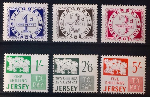 Jersey 1969 postage due set - jersey, of