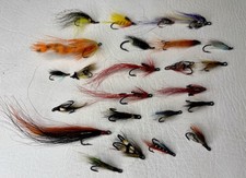 24 Salmon  Flies - Various Patterns - Lovely Mixture - New & Boxed Fishing Lure