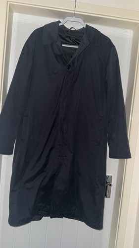 Mens black trench coat - mens,