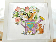 CUTE MICE & FLOWERS. MARGARET