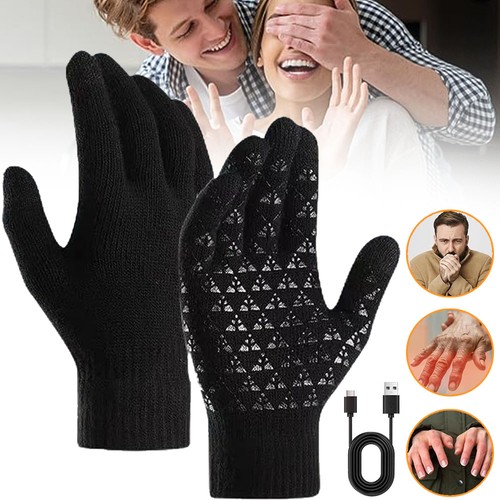 Usb heated gloves unisex - heated,