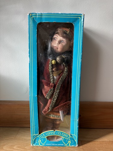 Vintage italian porcelain doll - vintage,