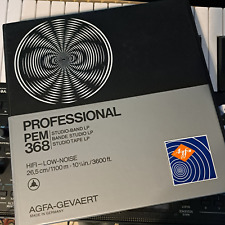 Agfa Gevaert Professional Pem 368 Studio Tape 3600ft Low Noise 26,5cm Hifi