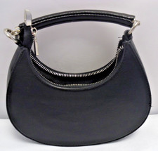 Tom & Eva faux leather small black bag