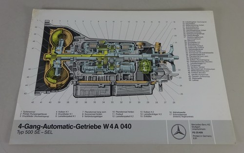 Cutaway mercedes benz class - cutaway, s-class