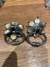 Set Of Three Antique Cabinet Drawer:Door Handles. FREE P&P!