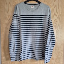 Levi's Grey Striped Sweatshirt