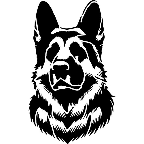German shepherd stencils - 'german,