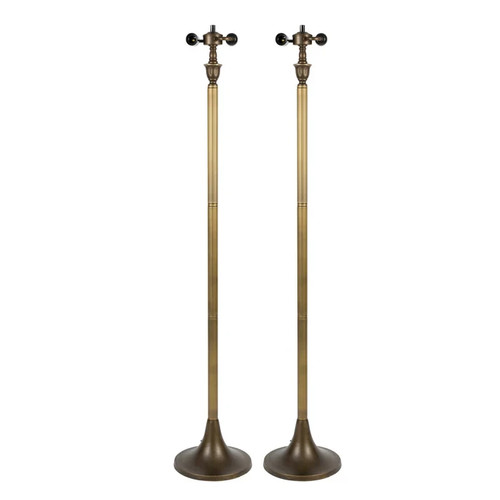 Pair floor lamp - of, bases