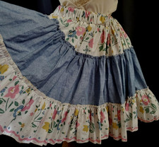 USA SQUARE DANCE Circle Skirt