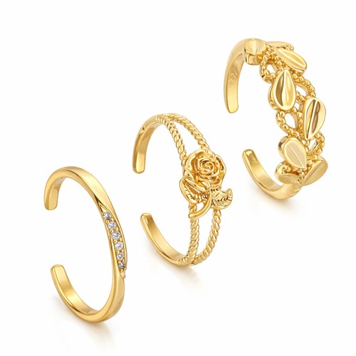 3pcs adjustable toe - 3pcs, rings