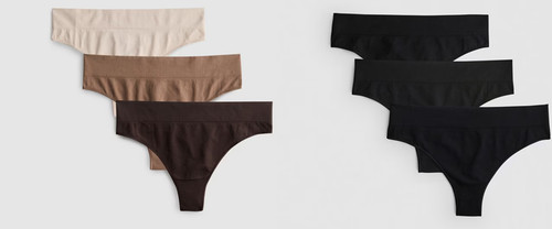 Pack seamless thong briefs - thong,