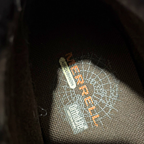 Merrell men brown leather - brown,