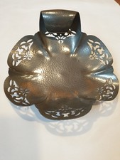Vintage Pewter Bowl On 4 Feet