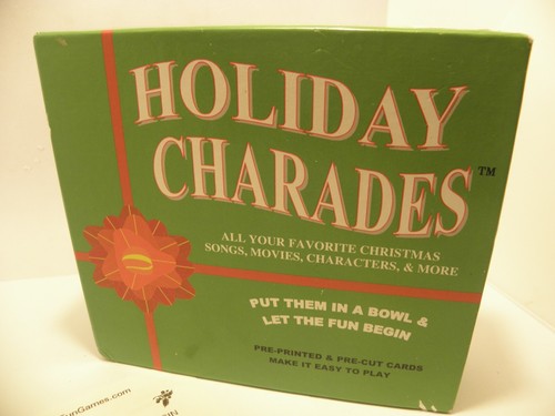 Holiday charades game complete - holiday,