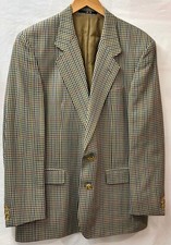DAKS London Men's 100% Wool Checked Sports Jacket UK 42 - CG C51