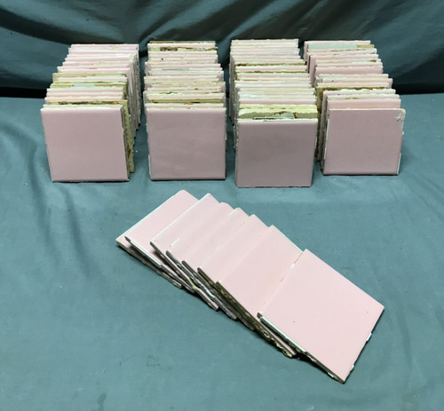 Vtg lot pink - 75, ceramic