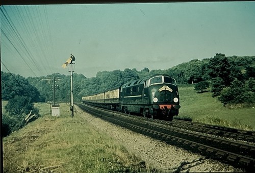 35mm slide diesel loco - br,