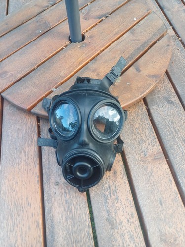 British military gas mask - british,