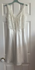 Exquisite Vintage St Michael Cream Full Slip / Petticoat - Size 10 - M & S