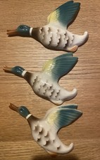 Vintage 3 Flying ducks Made In England