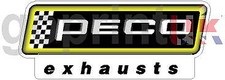 PECO PERFORMANCE EXHAUST DECALS x2 