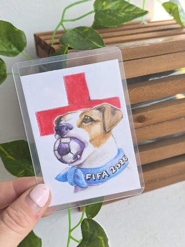 Aceo original art jack - art.,