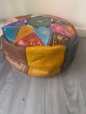 Handmade Multicoloured Pouffe