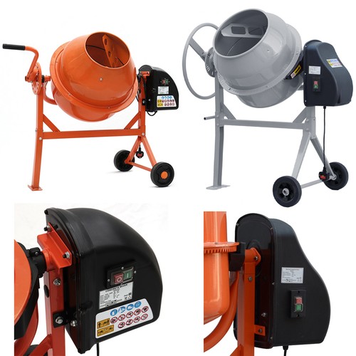 Electric cement mixer - electric, 140l