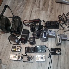 Camera joblot Canon Eos Samsung Sony bundle + accessories read description 