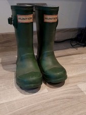 Hunter Original Children's Wellington Boots,  Green Wellies